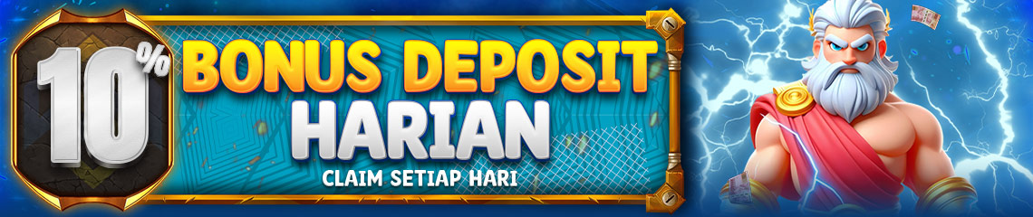 BONUS DEPOSIT HARIAN 10%